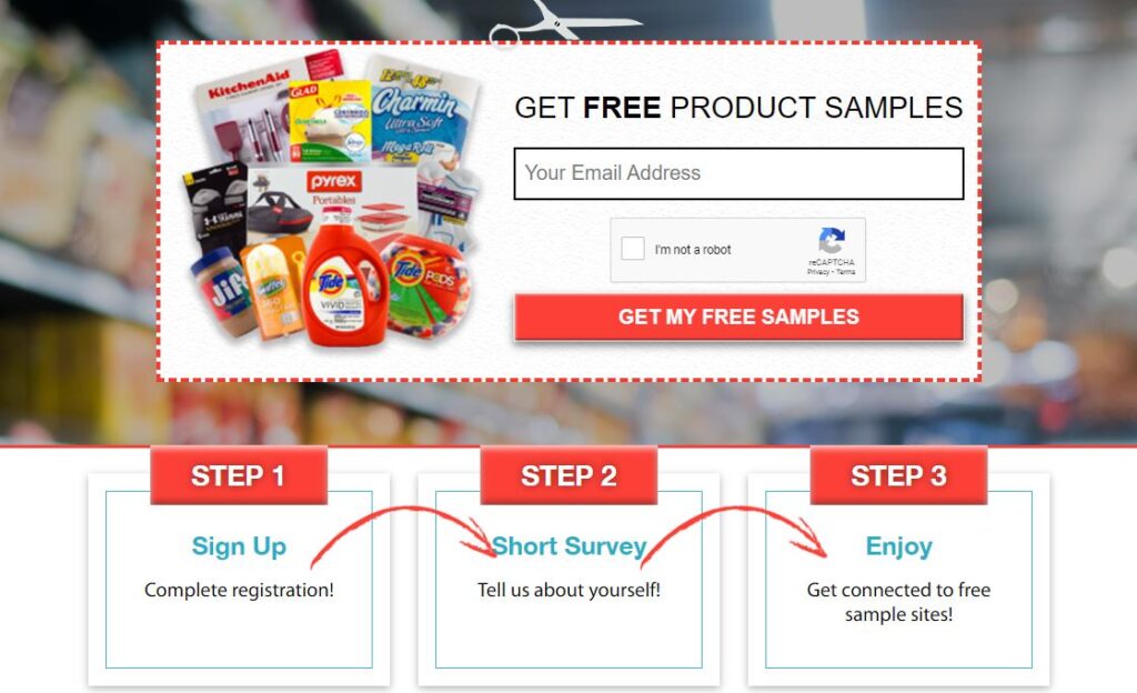 GET FREE PRODUCT SAMPLES